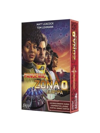 Juego de mesa pandemic: zona 0 europa pegi 8