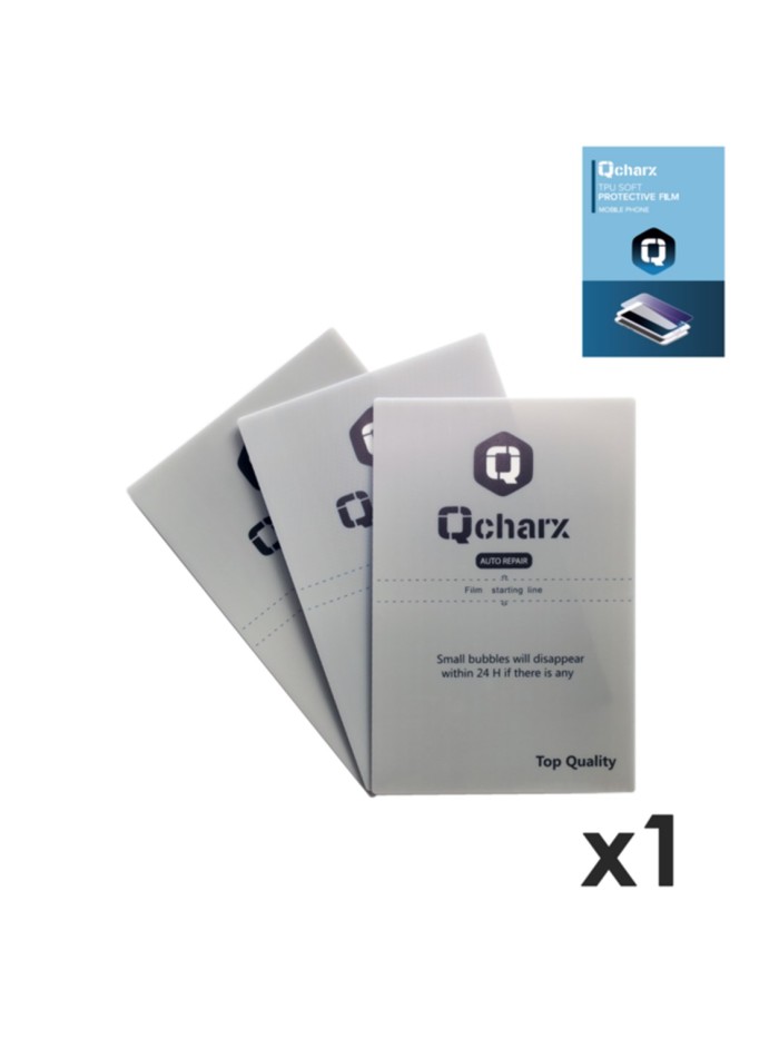 Laminas de proteccion frontales qcharx hidrogel autoreparación qx qx1 1 unidad Laminas de proteccion frontales qcharx hidrogel autoreparación qx qx1 1 unidad