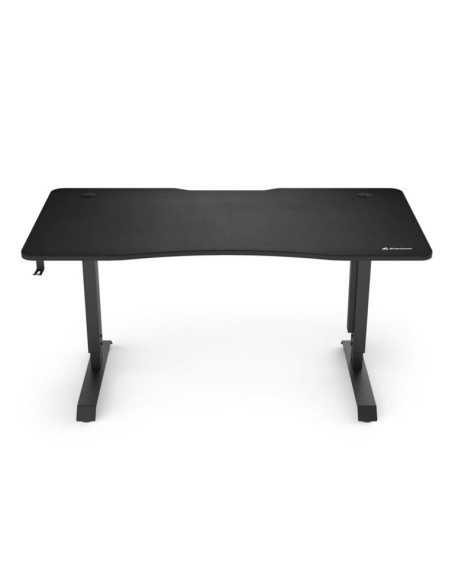 Mesa gaming sharkoon skiller sgd10 + alfombrilla integrada negra