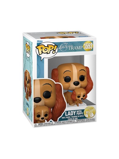 Funko pop la dama y el vagabundo - dama con cachorro
