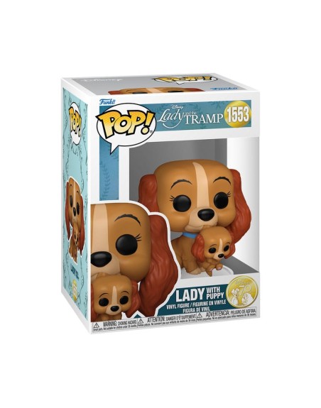 Funko pop la dama y el vagabundo - dama con cachorro