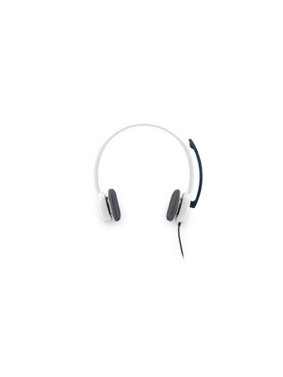 Auriculares con microfono logitech headset h150 blanco