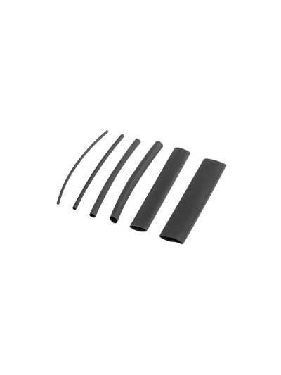 Tubo lanberg termorretractil 100 uds 100mm x15 a 13mm negro