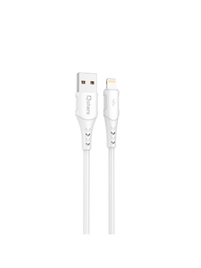 Cable qcharx lisbon usb a tipo c 3a - 1 m - pvc blanco