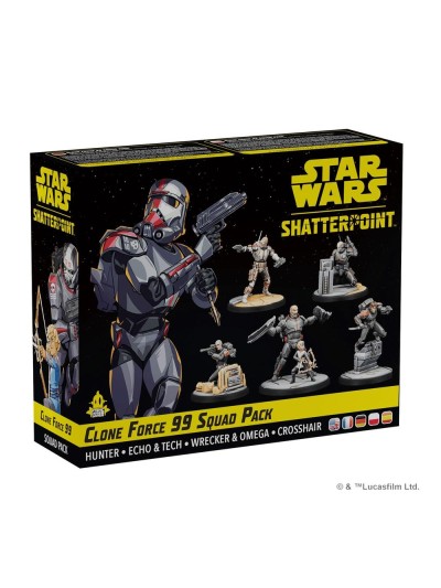 Juego de mesa clone force 99 squad pack edad recomendada 14 años