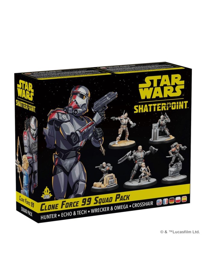 Juego de mesa clone force 99 squad pack edad recomendada 14 años Juego de mesa clone force 99 squad pack edad recomendada 14 años