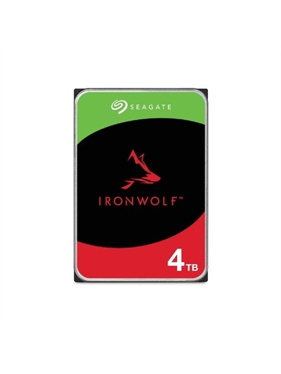 Disco duro interno hdd seagate ironwolf nas st4000vn006 4tb 3.5 pulgadas 5400rpm - 256mb - sata 6gb - s