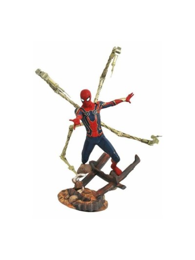 Figura diamond select toys marvel premier collection avengers 3 iron spider - man