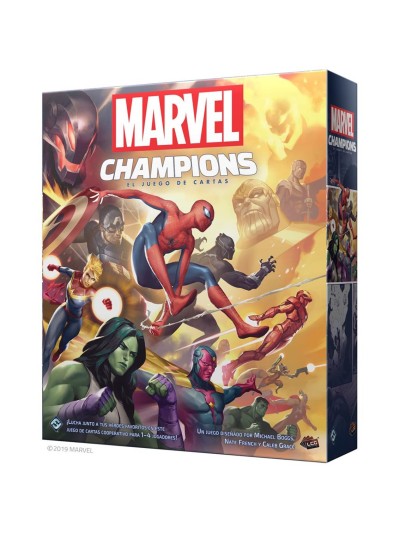 Juego de mesa asmodee marvel champions: el juego de cartas pegi 14