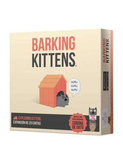 Juego de mesa asmodee barking kittens pegi 7