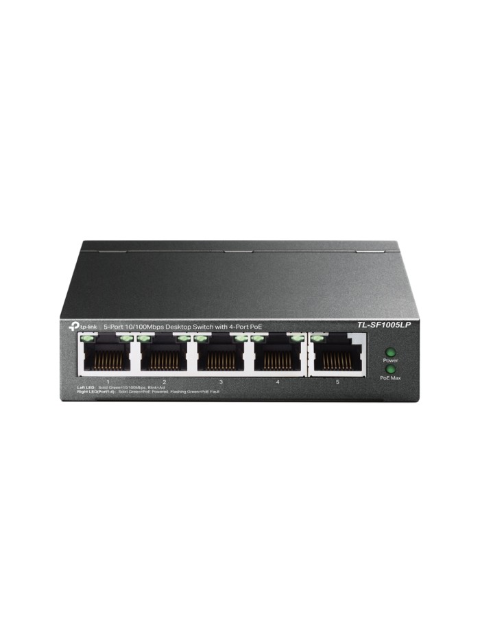 Switch 5 puertos tp - link tl - sf1005lp 10 - 100 4 puertos poe Switch 5 puertos tp - link tl - sf1005lp 10 - 100 4 puertos poe