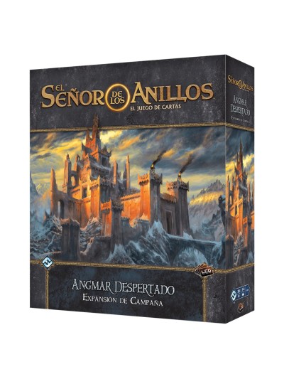 Juego de mesa el señor de los anillos el juego de cartas angmar despertado expansion de campaña edad recomendada 14