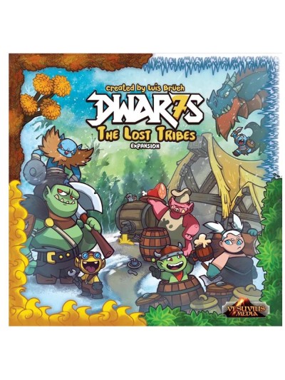 Juego de mesa dwar7s tribus perdidas expansion edad recomendada 13 años idioma ingles