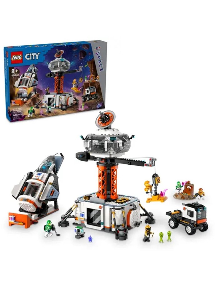 Lego city base espacial y plataforma de lanzamiento Lego city base espacial y plataforma de lanzamiento