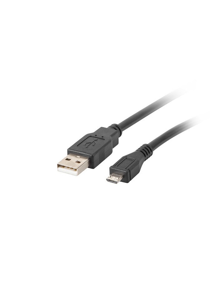 Cable usb lanberg 2.0 macho - micro usb macho 0.3m negro Cable usb lanberg 2.0 macho - micro usb macho 0.3m negro
