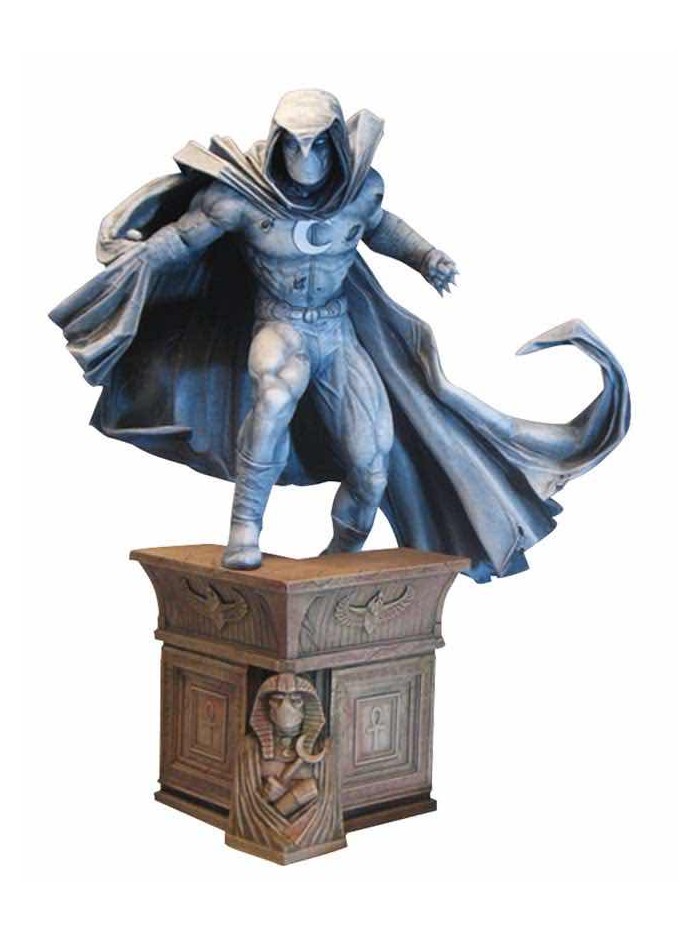 Figura diamond select toys marvel premier colection moon knight caballero luna estatua Figura diamond select toys marvel premier colection moon knight caballero luna estatua