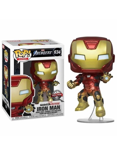 Funko pop marvel avengers gamerverse iron man edicion especial 47817