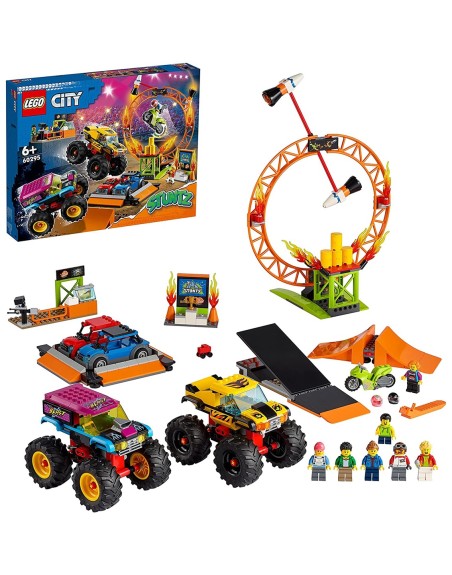 Lego city espectáculo acrobático arena