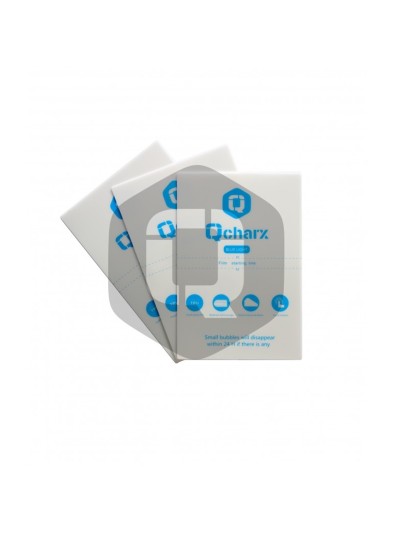 Laminas de proteccion frontales qcharx hidrogel antiblue qx1 50 unidades