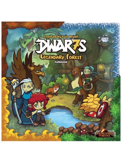Juego de mesa dwar7s bosque legendario expansion edad recomendada 13 años idioma ingles