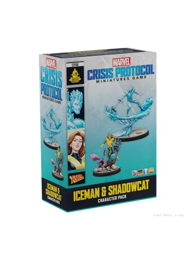 Juego de mesa marvel crisis protocol iceman & shadowcat edad recomendada 14 años