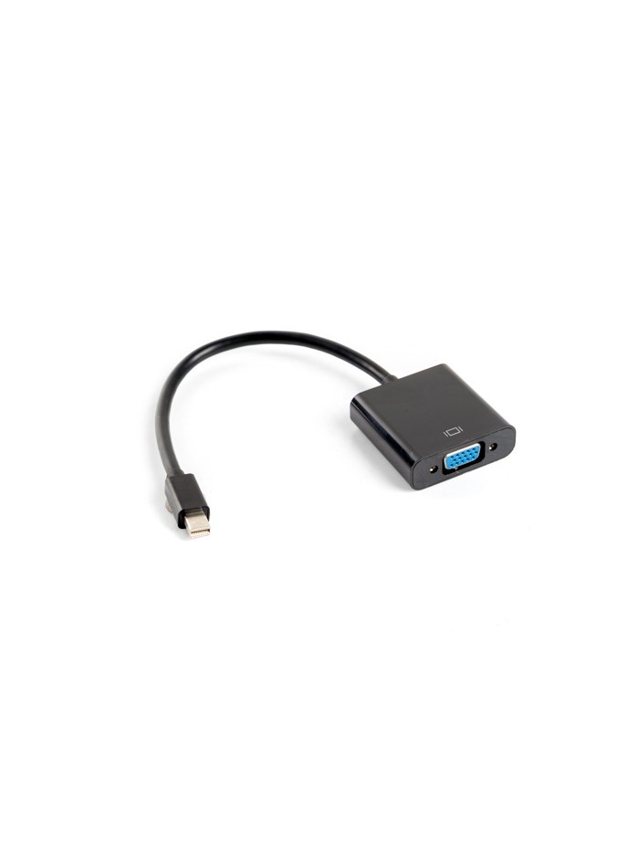 Adaptador lanberg minidisplayport macho - vga hembra 20cm negro Adaptador lanberg minidisplayport macho - vga hembra 20cm negro