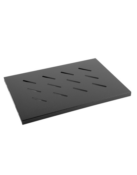 Bandeja fija lanberg 1u 496x280 mm hasta 120 kg rack de 19 negro