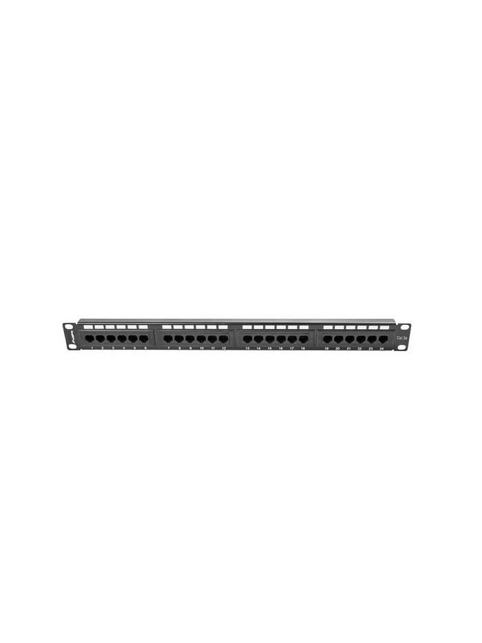 Patch panel lanberg cat.5e utp 24 puertos 1u rack 19 negro Patch panel lanberg cat.5e utp 24 puertos 1u rack 19 negro
