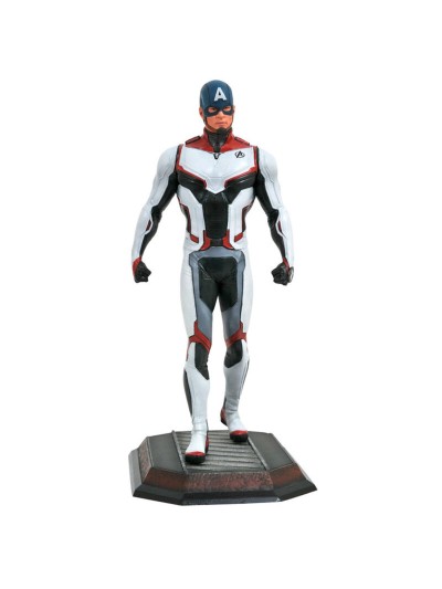 Figura diamond collection marvel avengers capitan america traje equipo pvc diorama 23 cm movie gallery