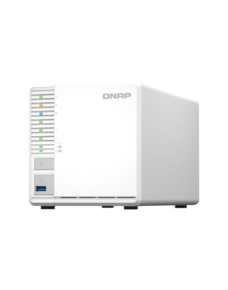 Servidor nas qnap ts - 364 - 8g 3 bahias n5095 blanco