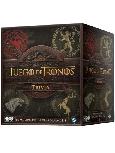 Juego de mesa asmodee juego de tronos trivia temporada 5 - 8 pegi 18