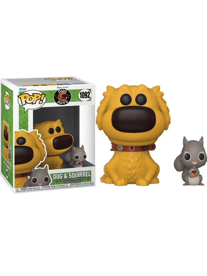 Funko pop disney up dug days dug & ardilla 57384 Funko pop disney up dug days dug & ardilla 57384