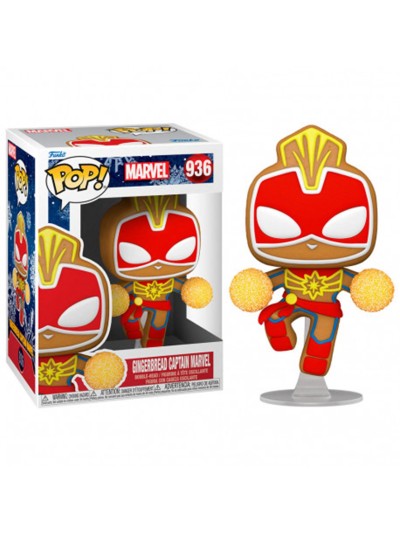 Funko pop marvel navidad galleta jengibre capitana marvel 50661