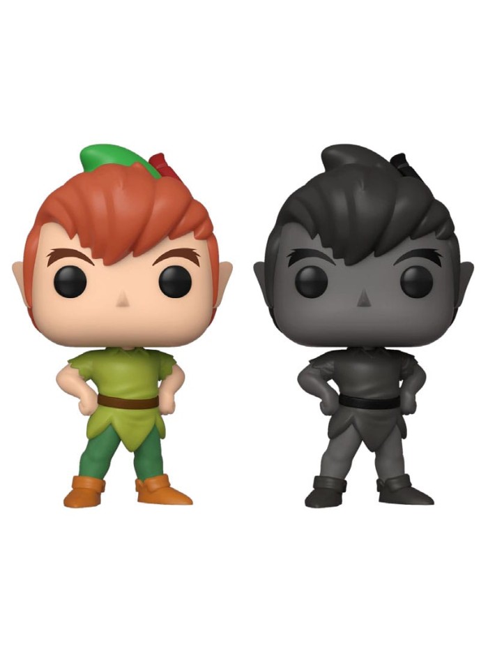 Pack de 2 funko pops disney peter pan con sombra Pack de 2 funko pops disney peter pan con sombra