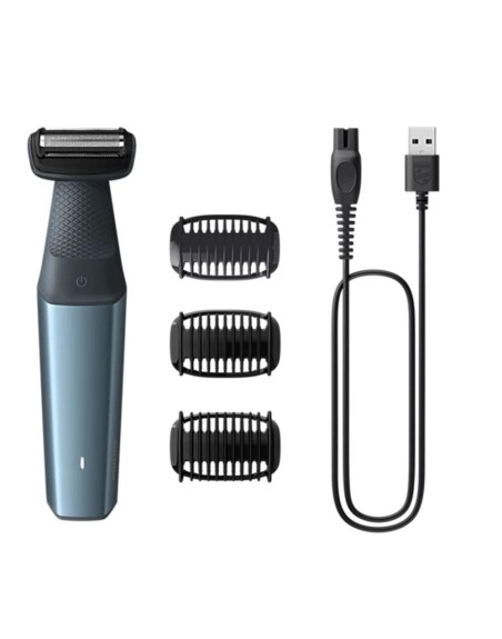 Afeitadora corporal philips bodygroom 3000 3 peines guia