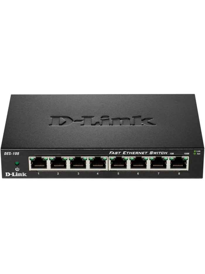 Switch 8 puertos 10 - 100 fast ethernet d - link Switch 8 puertos 10 - 100 fast ethernet d - link