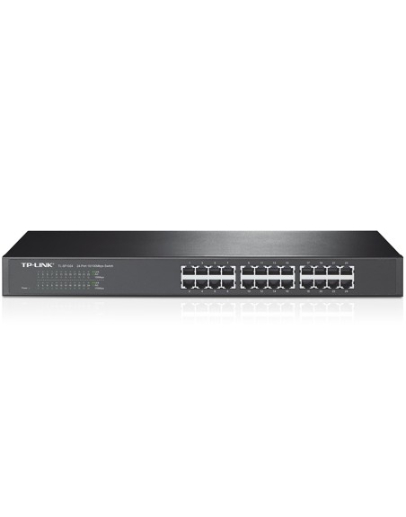Switch 24 puertos 10 - 100 19 pulgadas tp link