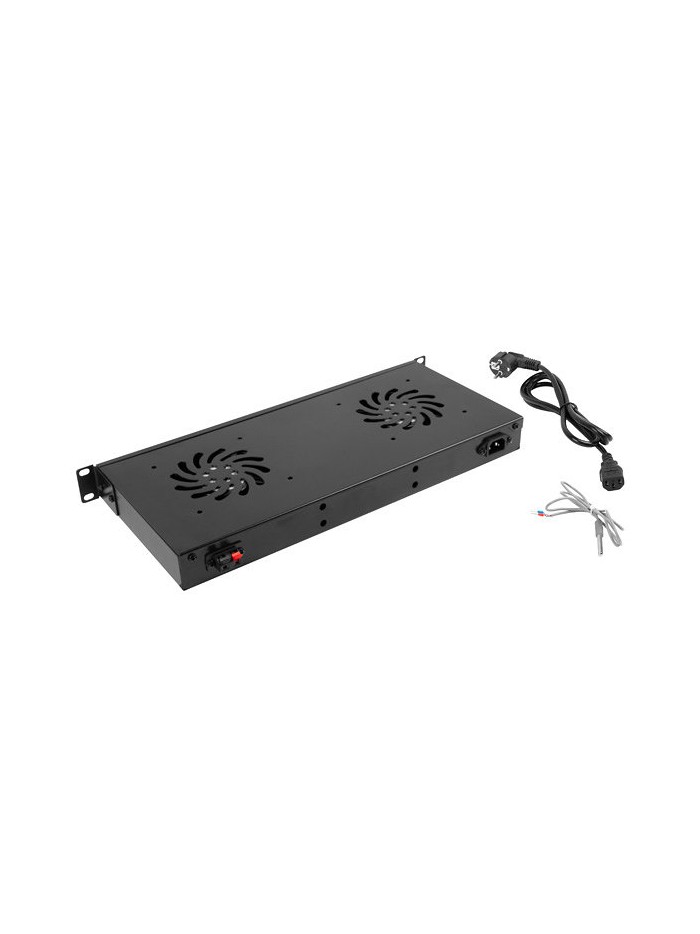 Panel ventilacion lanberg lcd 2 ventiladores termostato 230v 1u rack 19 negro Panel ventilacion lanberg lcd 2 ventiladores termostato 230v 1u rack 19 negro