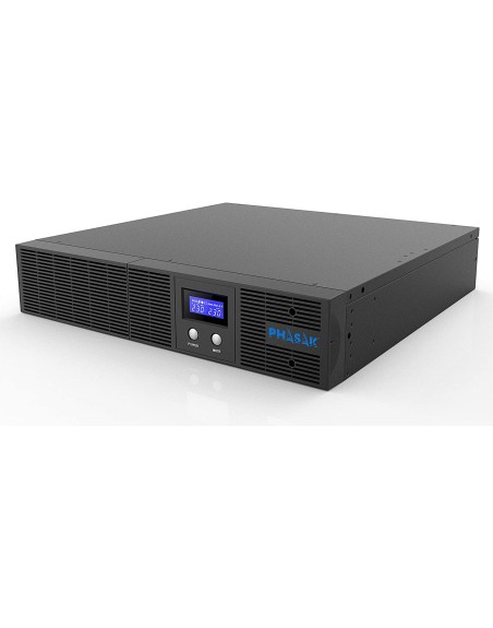 Sai ups phasak 2160va interactivo - 4 schuko - reg. autom. de tension - lcd