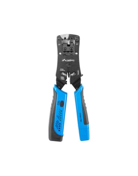 Crimpadora lanberg universal nt - 0203 rj45 - rj11 - rj12 con comprobador de cables