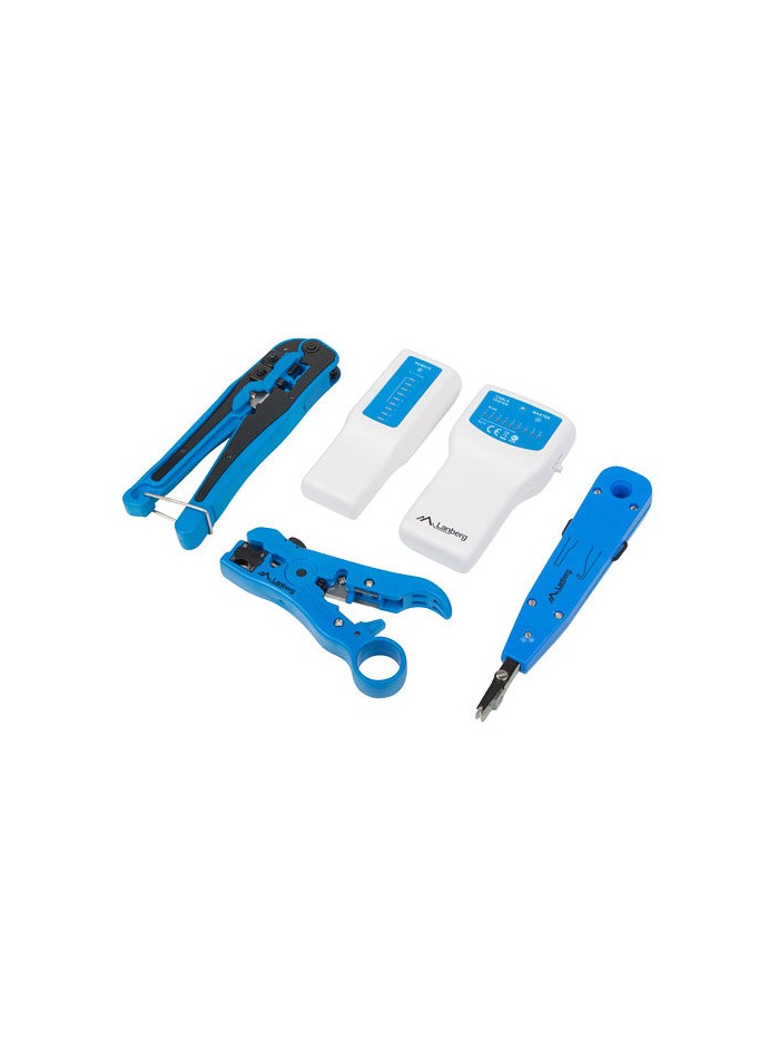 Kit herramientas lanberg pelacables - crimpadora - testador Kit herramientas lanberg pelacables - crimpadora - testador