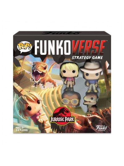 Juego de mesa funkoverse jurassic park edicion 100 version ingles