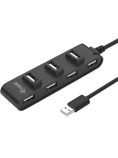 Hub usb equip usb tipo a a 7 puertos usb 2.0