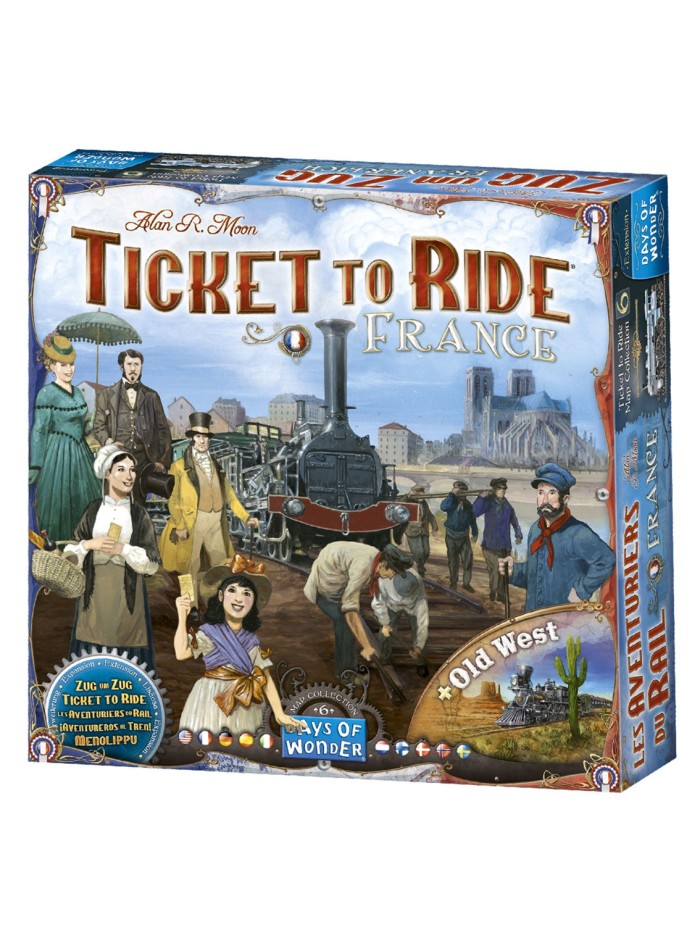 Juego de mesa aventureros al tren francia (+ el viejo oeste) pegi 8 Juego de mesa aventureros al tren francia (+ el viejo oeste) pegi 8