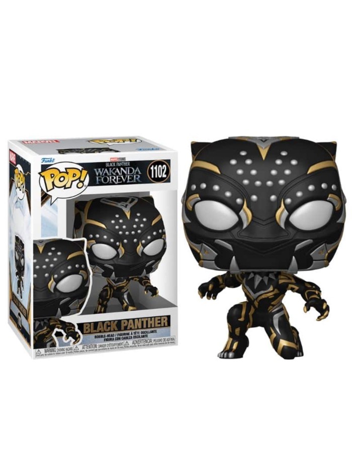 Funko pop marvel black panther wakanda forever black panther 66718 Funko pop marvel black panther wakanda forever black panther 66718