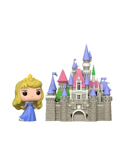 Funko pop town disney ultimate princess princesa aurora con castillo 56353