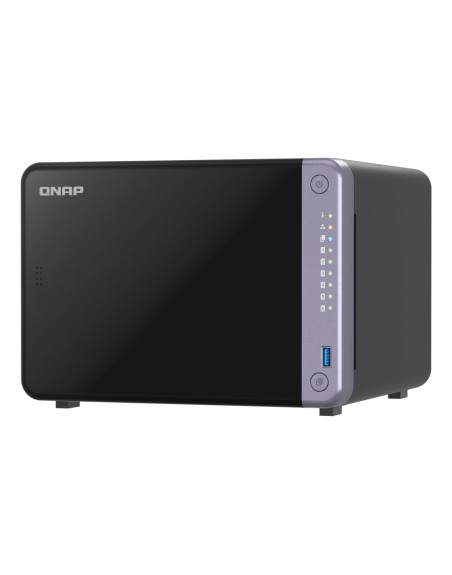 Servidor nas qnap ts - 632x - 4g 6 bahias 3.5 pulgadas 4 - core 2.0 ghz 4 gb sodimm ddr4