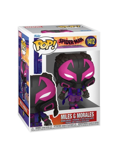 Funko pop marvel spider - man across the spider - verse miles g morales