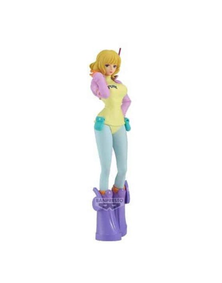 Figura banpresto one piece dxf the grandline series egg head stussy 16cm