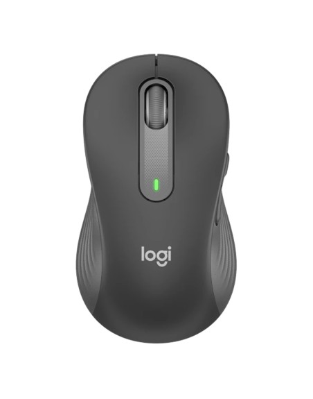 Mouse raton logitech m650 para zurdos optico wireless inalambrico negro